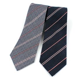 [MAESIO] KSK2591 Wool Silk Striped Necktie 8cm 2Color _ Men's Ties Formal Business, Ties for Men, Prom Wedding Party, All Made in Korea